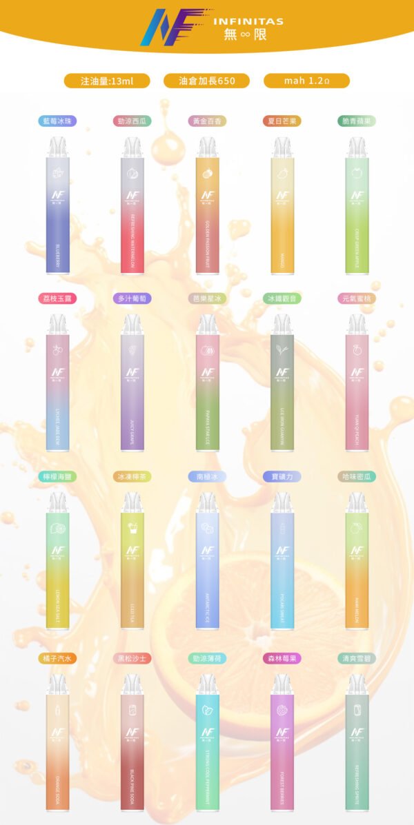 INF無限鬼滅之刃聯名版抛棄式7500口